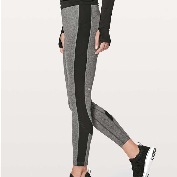Lululemon Box It Out Tight 6 Heathered Black - Picture 6 of 9